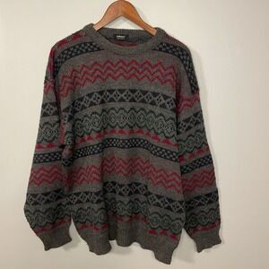 Vtg M&S St Michael Jumper Size XL Fair Isle Nordic Grandad Style UK